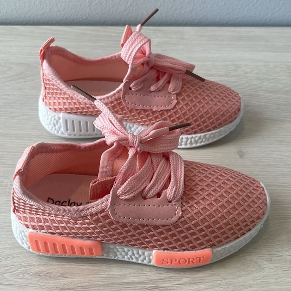 Daclay Children Casual Shoes Girl Cool Mesh sport shoes pink Size  Toddler 6-7 - Picture 4 of 7